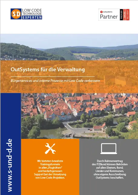 S&D OutSystems CustomerStory OutSystems in der Verwaltung